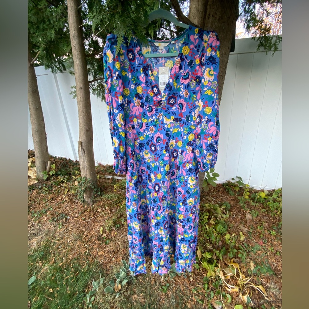 BODEN Empire MIDI Tea Dress NWT size 14L